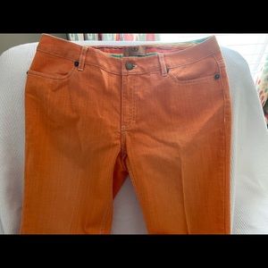 Dana Buchman Denim Orange Ankle Pant